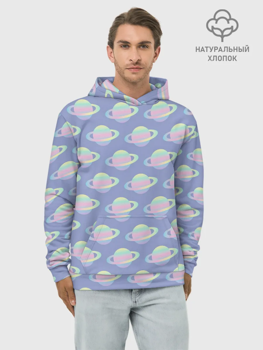 Худи мужской база хлопок / Сатурн | 2