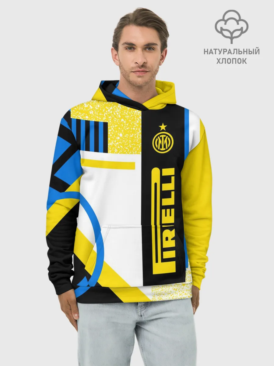 Худи мужской база хлопок / ФК «Интер Милан» 2020/21