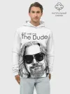 Худи мужской база хлопок / Just call me the Dude