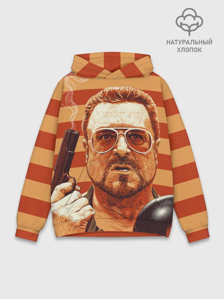 Худи мужской база хлопок / Walter Sobchak