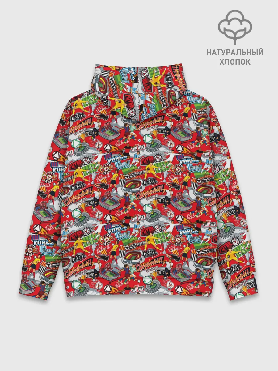 Худи мужской база хлопок / Футбол