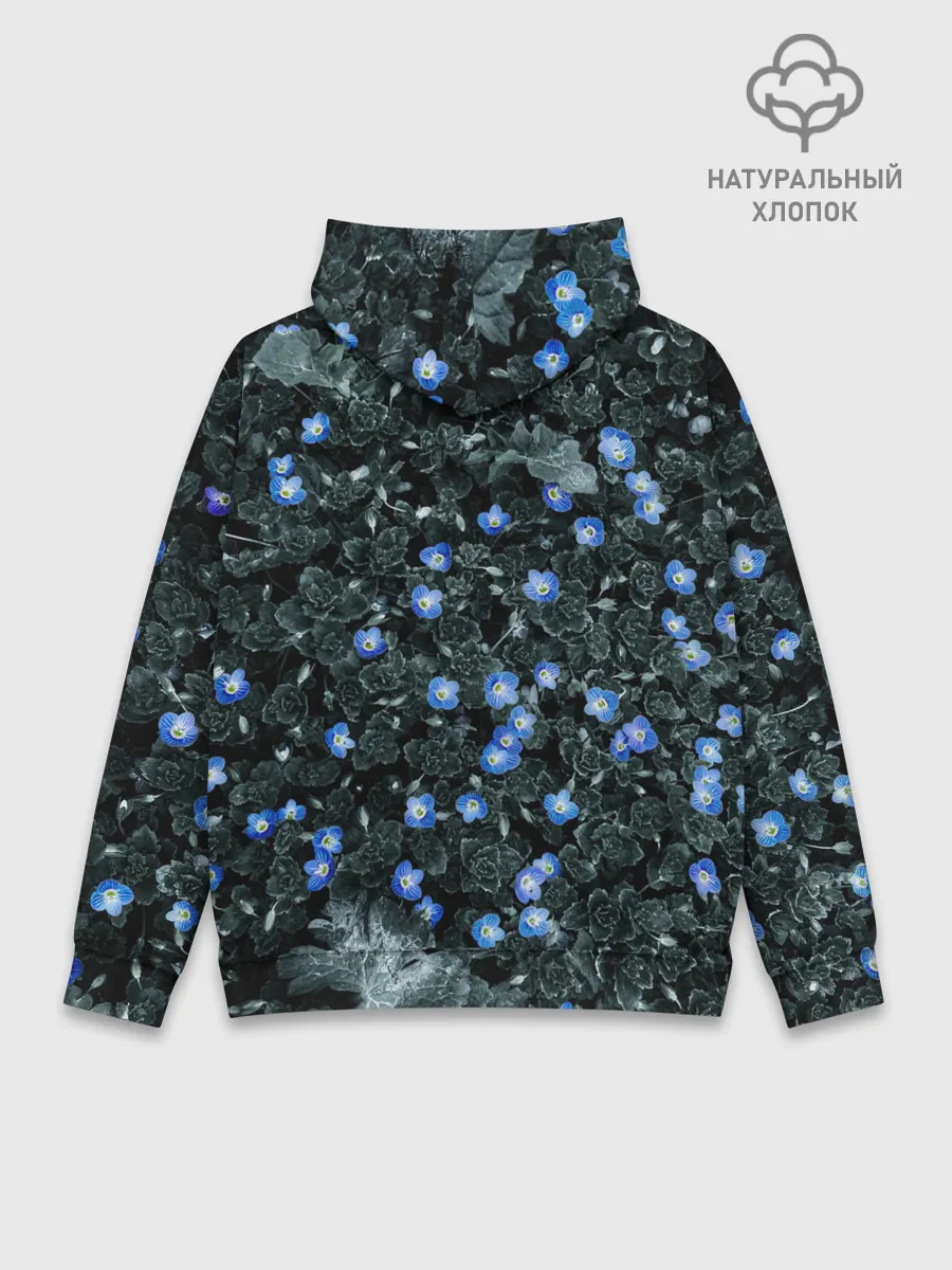 Худи мужской база хлопок / Маленькие ЦветЫ