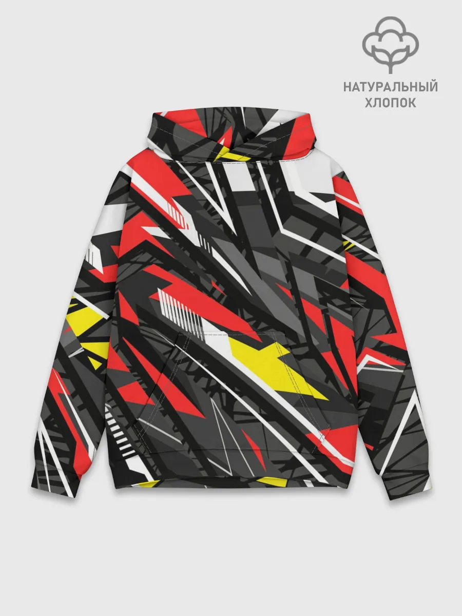 Худи мужской база хлопок / Фон. Абстракция.