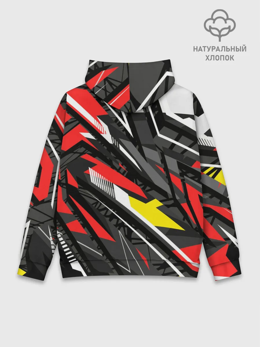 Худи мужской база хлопок / Фон. Абстракция.