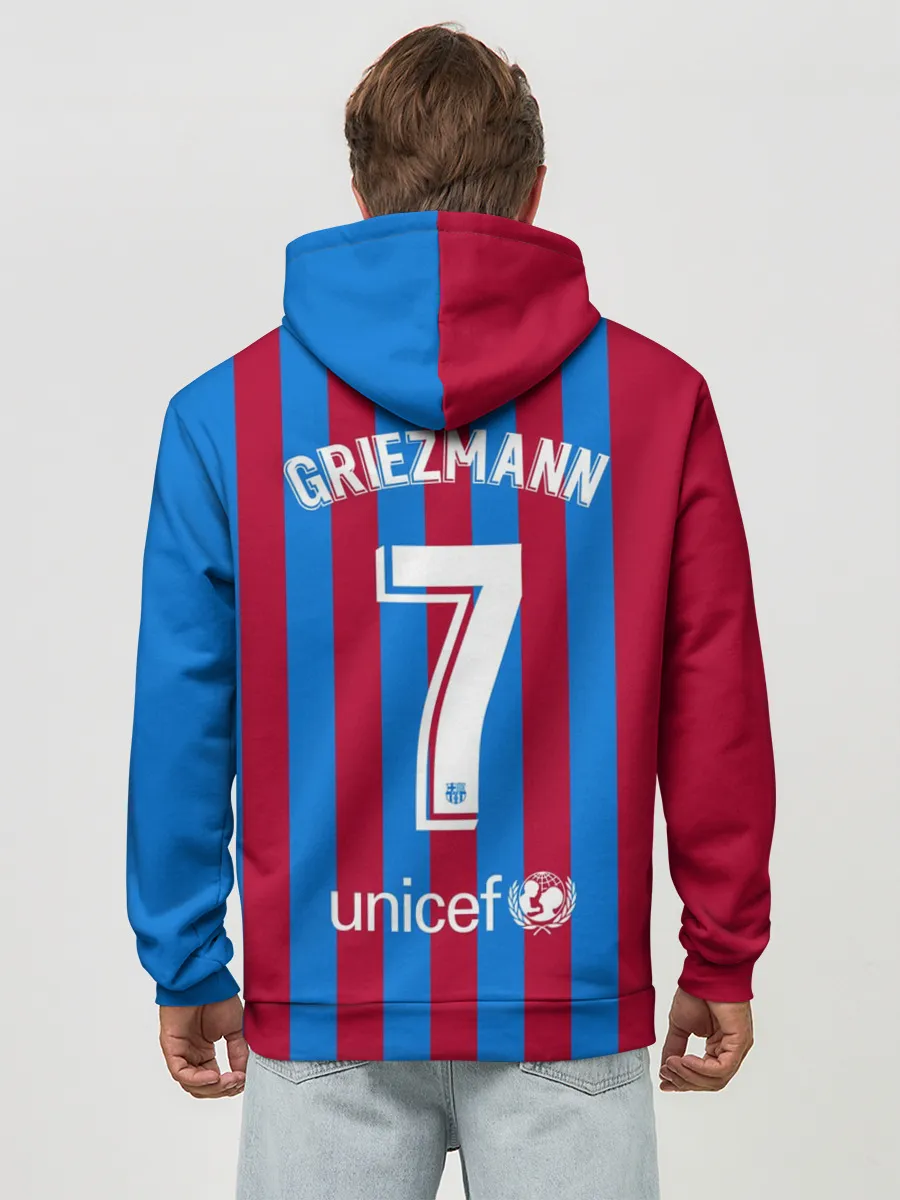 Худи мужской база хлопок / Гризманн Барселона 2021/2022