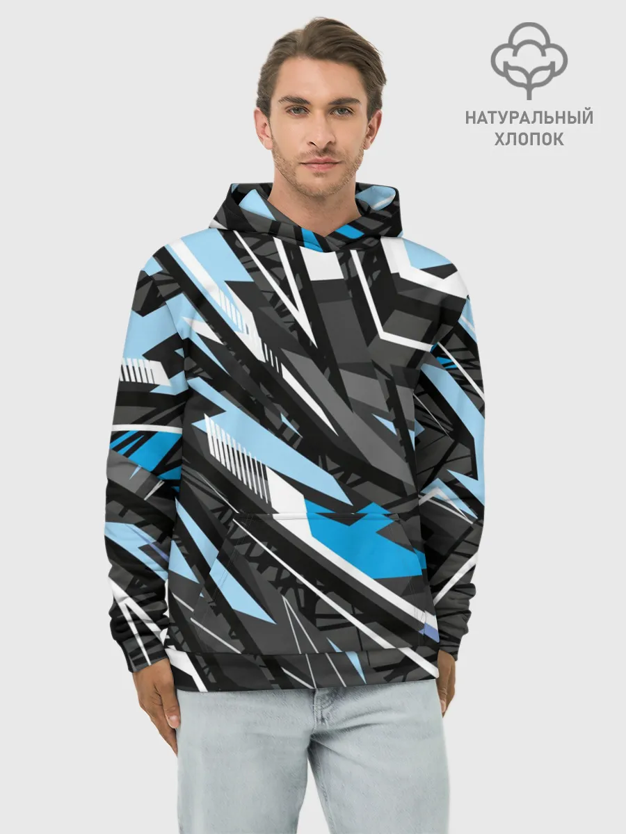 Худи мужской база хлопок / Текстура. Линия. Движение