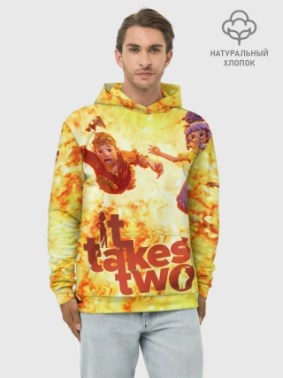 Худи мужской база хлопок / It Takes Two
