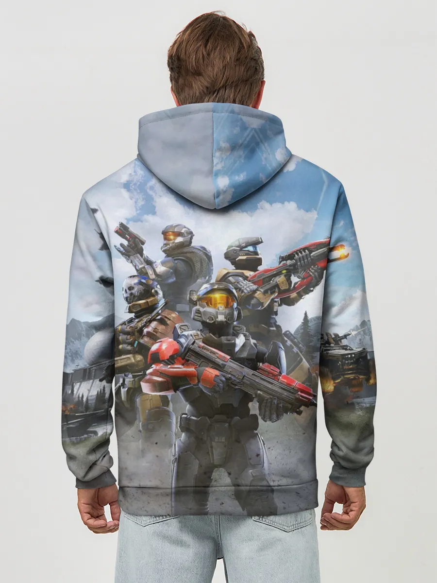 Худи мужской база хлопок / Halo infinite Мультиплеер