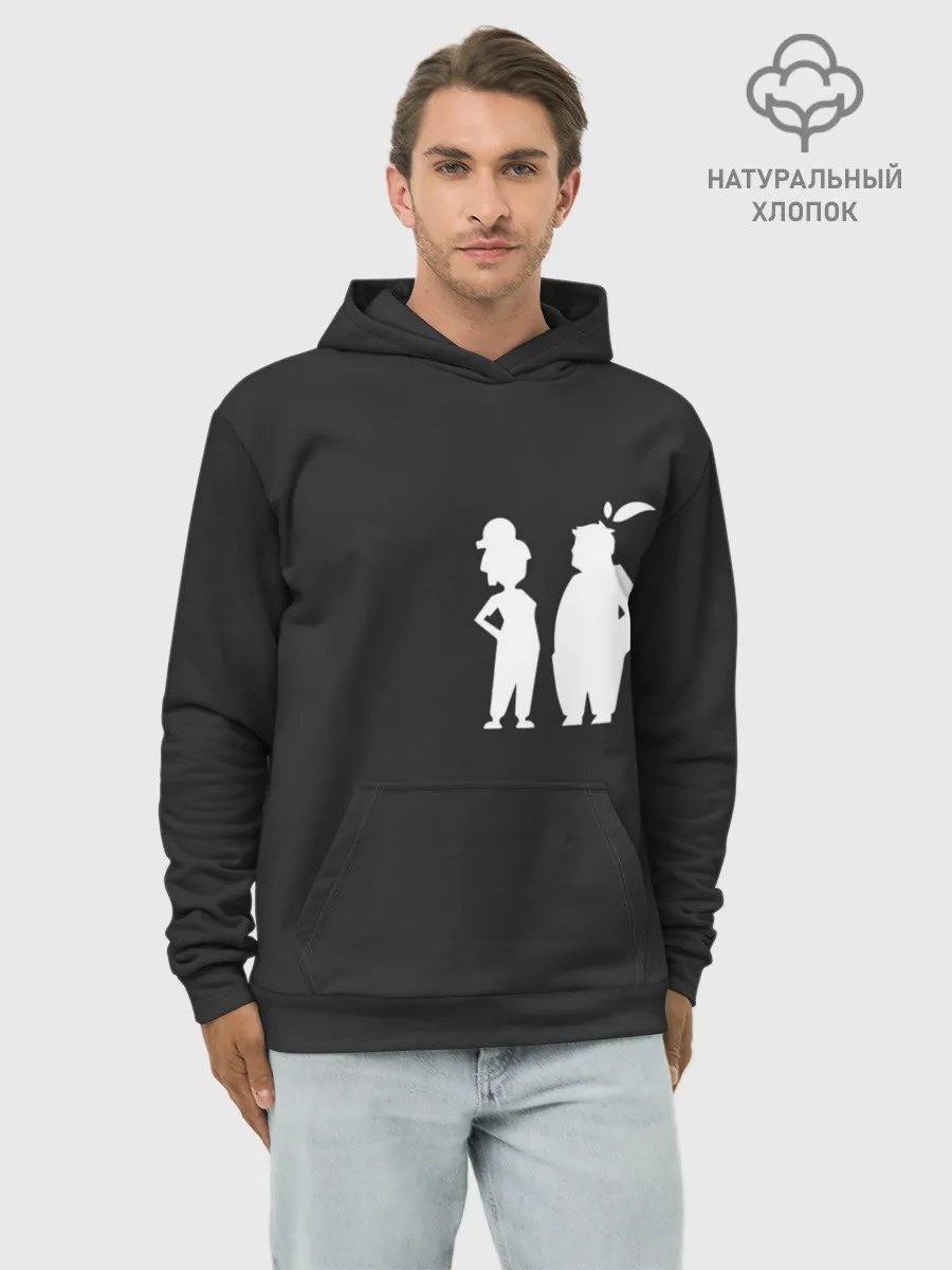 Худи мужской база хлопок / It Takes Two. Silhouette