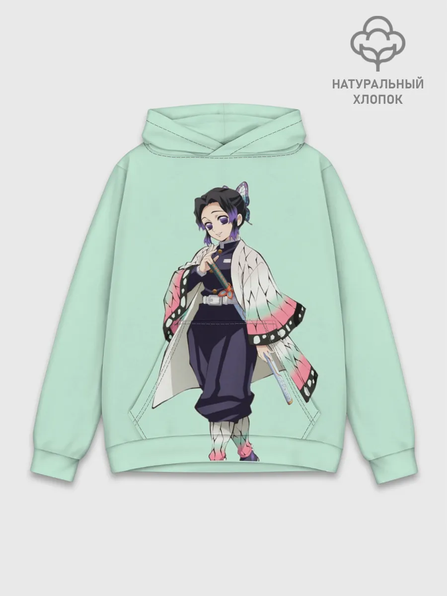 Худи мужской база хлопок / Шинобу Кочо, Столб Насекомого