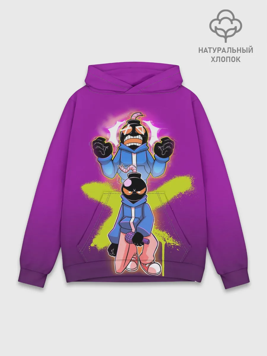 Худи мужской база хлопок / whitty граффити