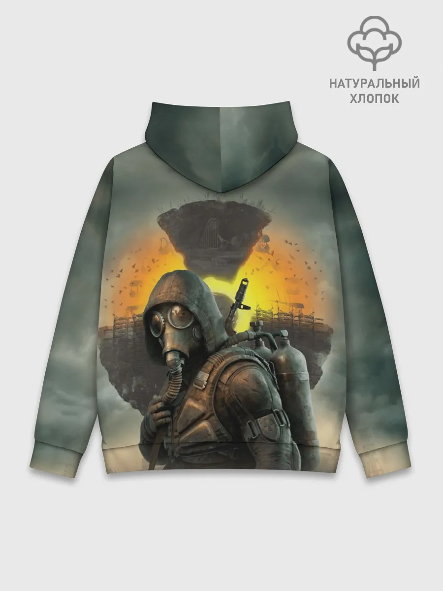 Худи мужской база хлопок / Сталкер 2 Сердце Чернобыля OE