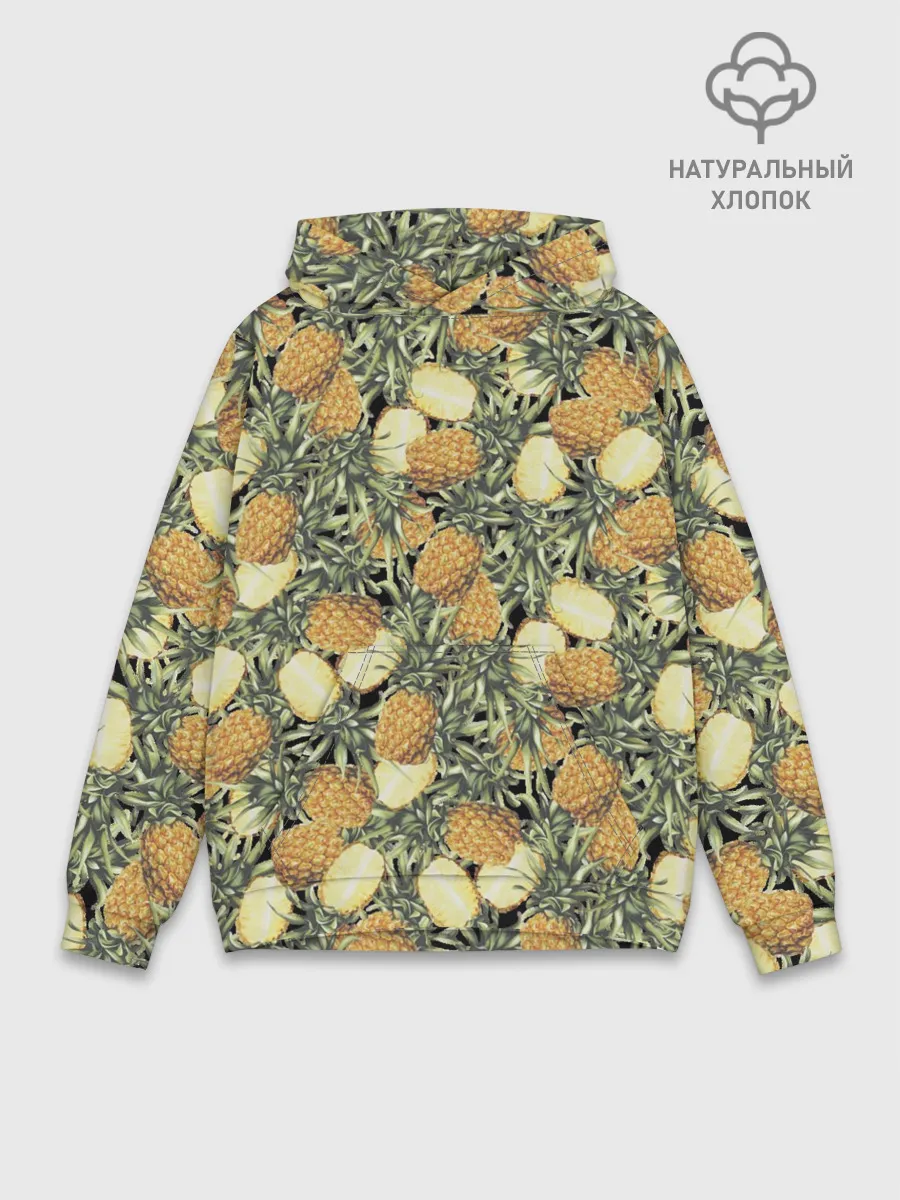 Худи мужской база хлопок / ананасы