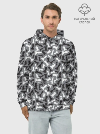 Худи мужской база хлопок / Шахматист