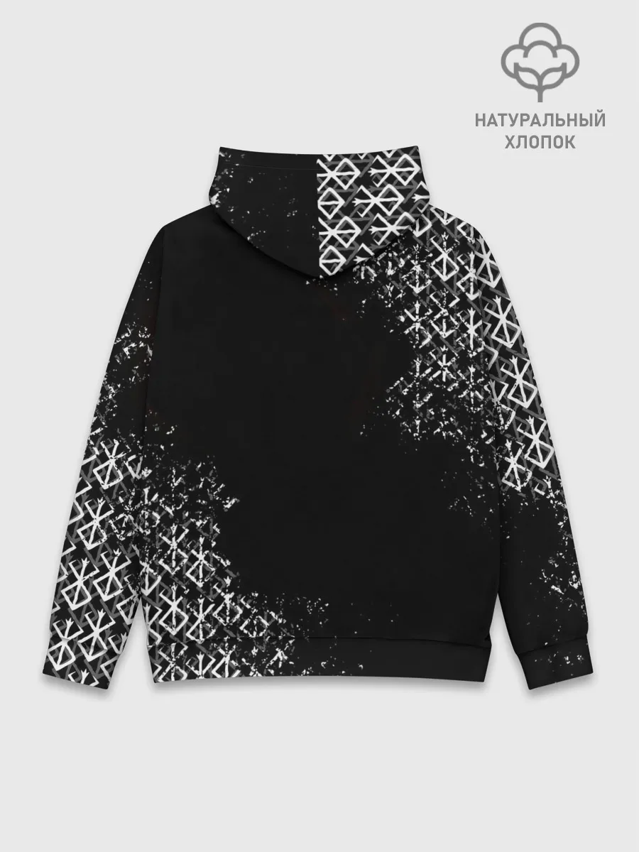 Худи мужской база хлопок / БЕРСЕРК глаз