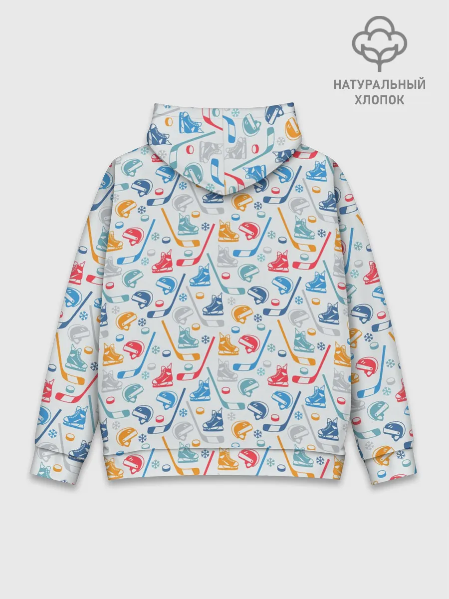 Худи мужской база хлопок / Хоккей