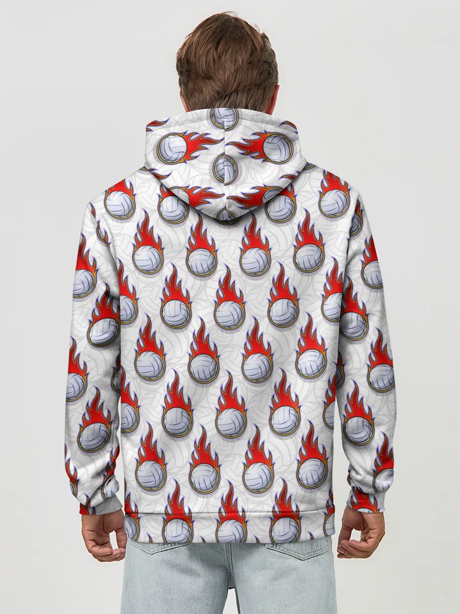 Худи мужской база хлопок / Волейбол