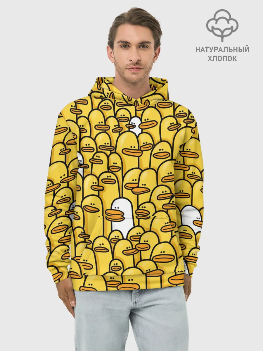 Худи мужской база хлопок / Утки