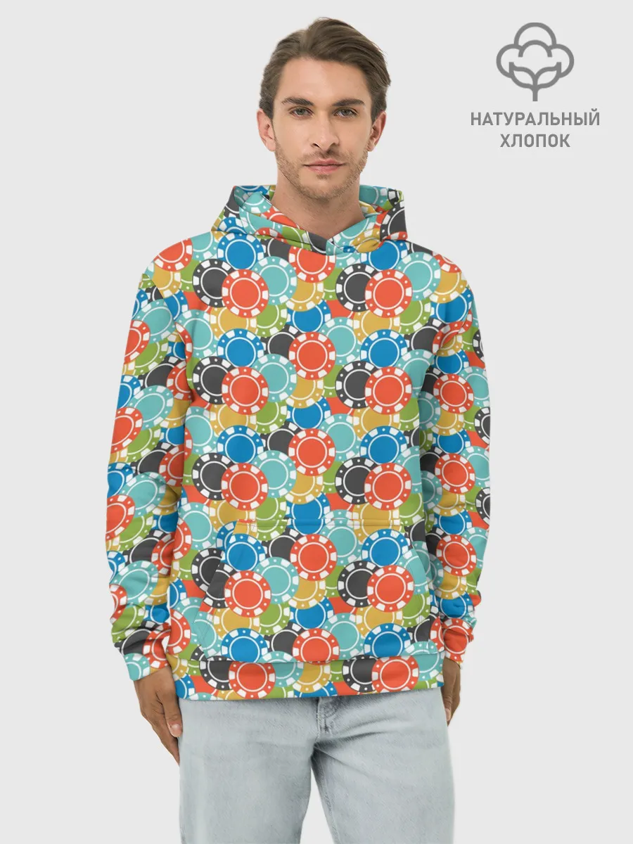 Худи мужской база хлопок / Фишки