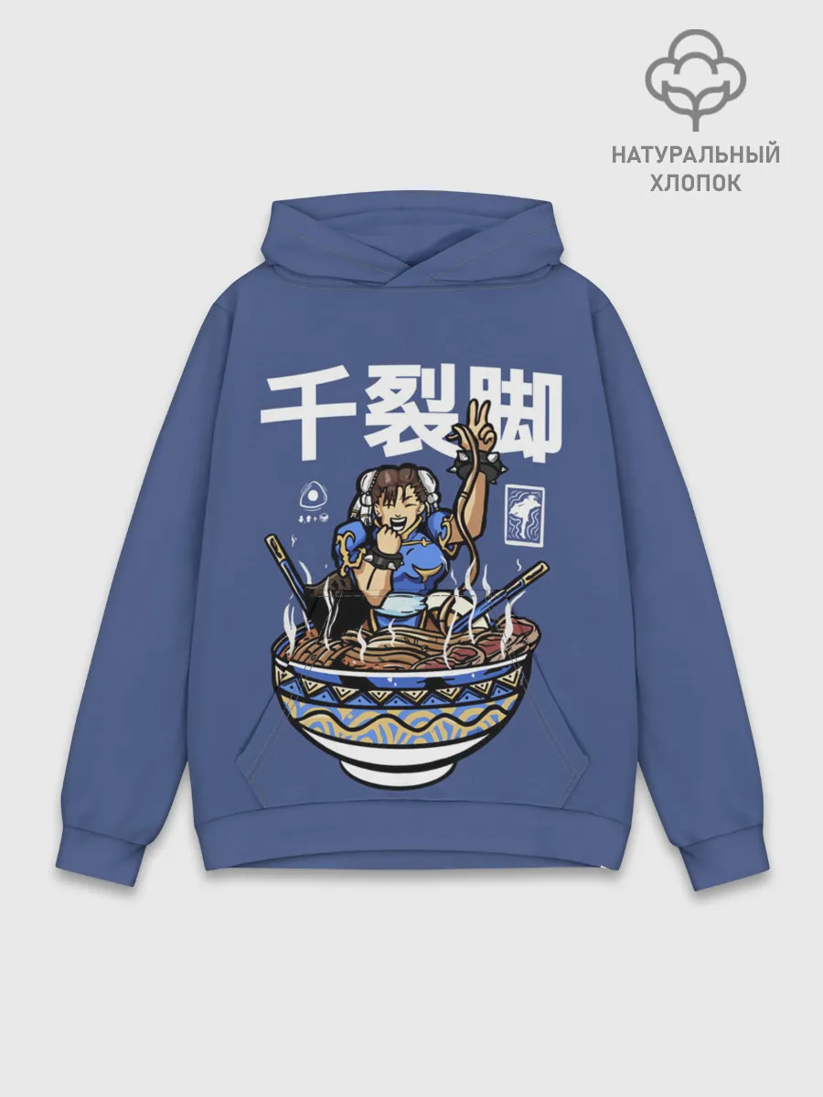 Худи мужской база хлопок / Лапша Чун Ли