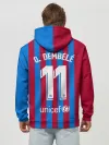 Худи мужской база хлопок / Дембеле Барселона 21/22 форма