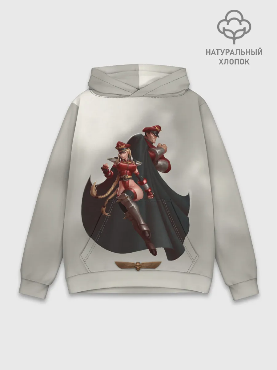 Худи мужской база хлопок / Team Bison