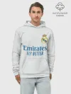 Худи мужской база хлопок / Реал Мадрид форма 2021/2022