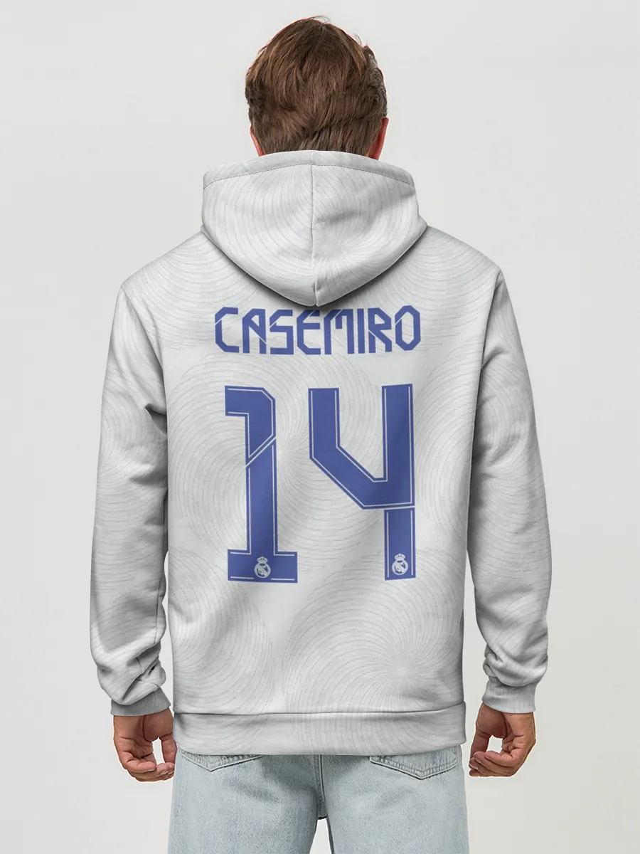Худи мужской база хлопок / Каземиро Реал форма 2021/2022
