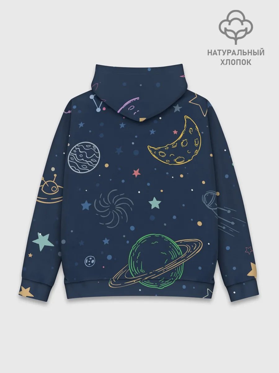 Худи мужской база хлопок / Космическая одиссея
