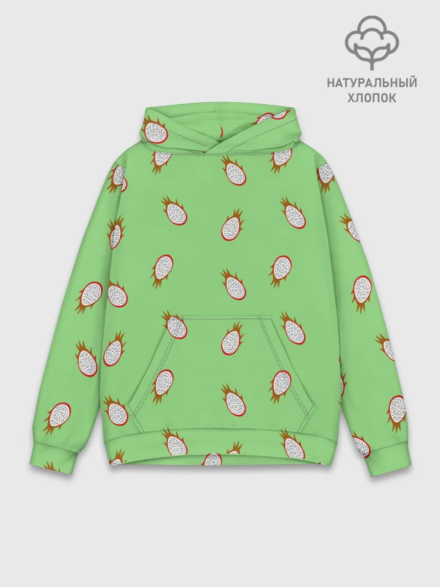 Худи мужской база хлопок / Драконий фрукт