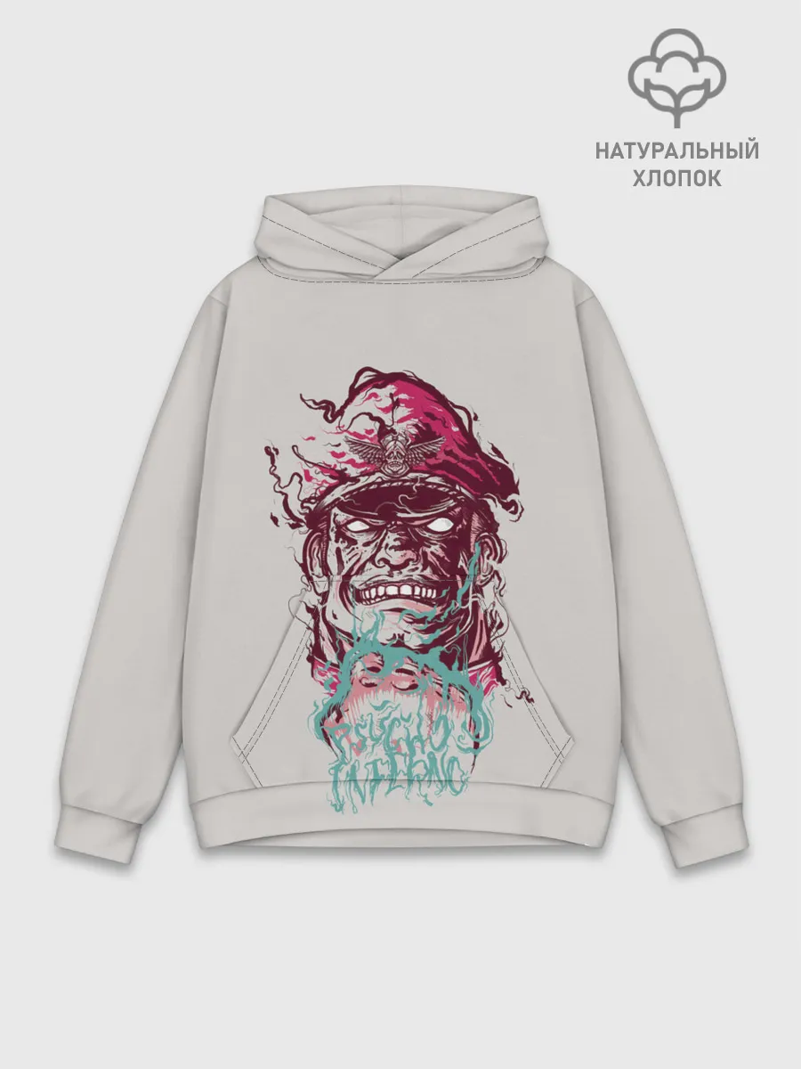 Худи мужской база хлопок / Psycho Inferno