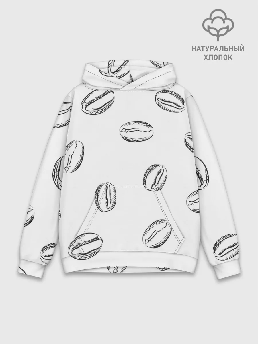 Худи мужской база хлопок / Кофейные зёрна