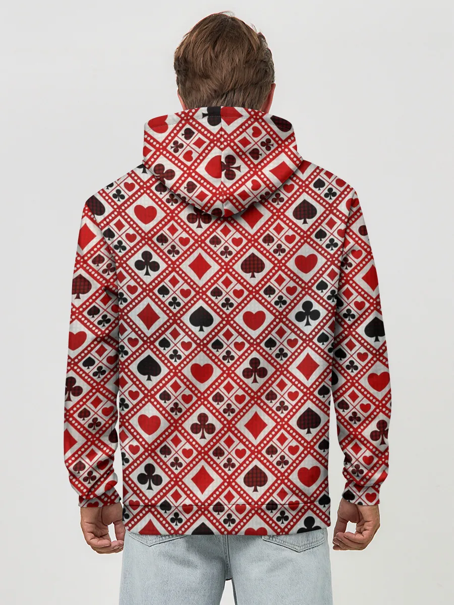 Худи мужской база хлопок / Картёжник