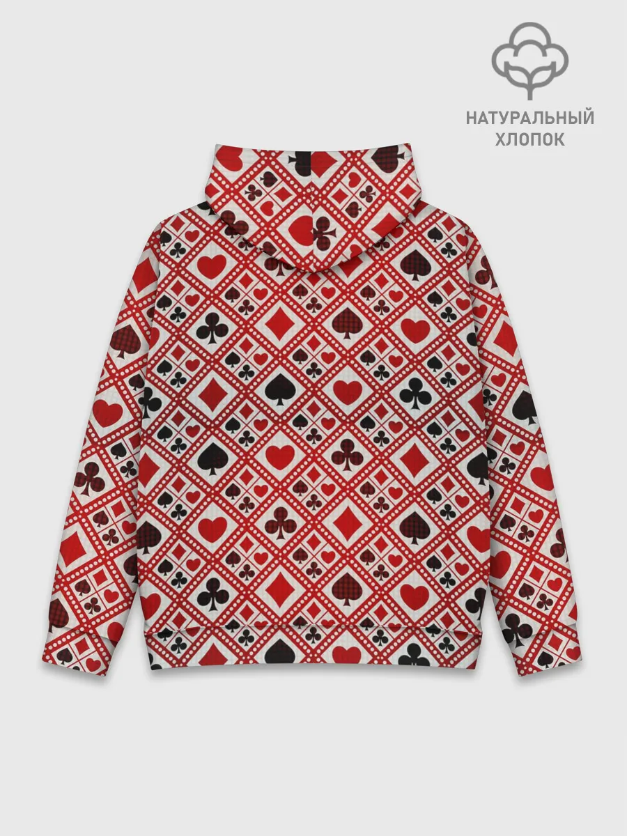 Худи мужской база хлопок / Картёжник