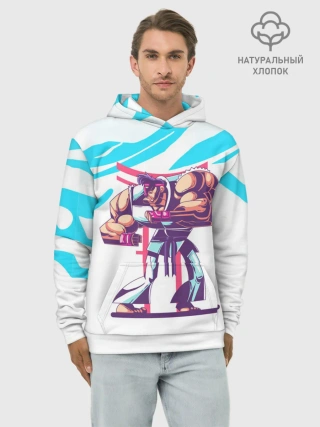 Худи мужской база хлопок / Опасный Рю