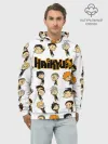 Худи мужской база хлопок / Команда школы Карасуно | Haikyuu!!