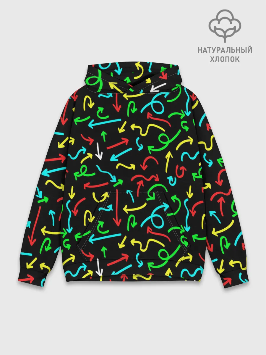 Худи мужской база хлопок / Стрелочки