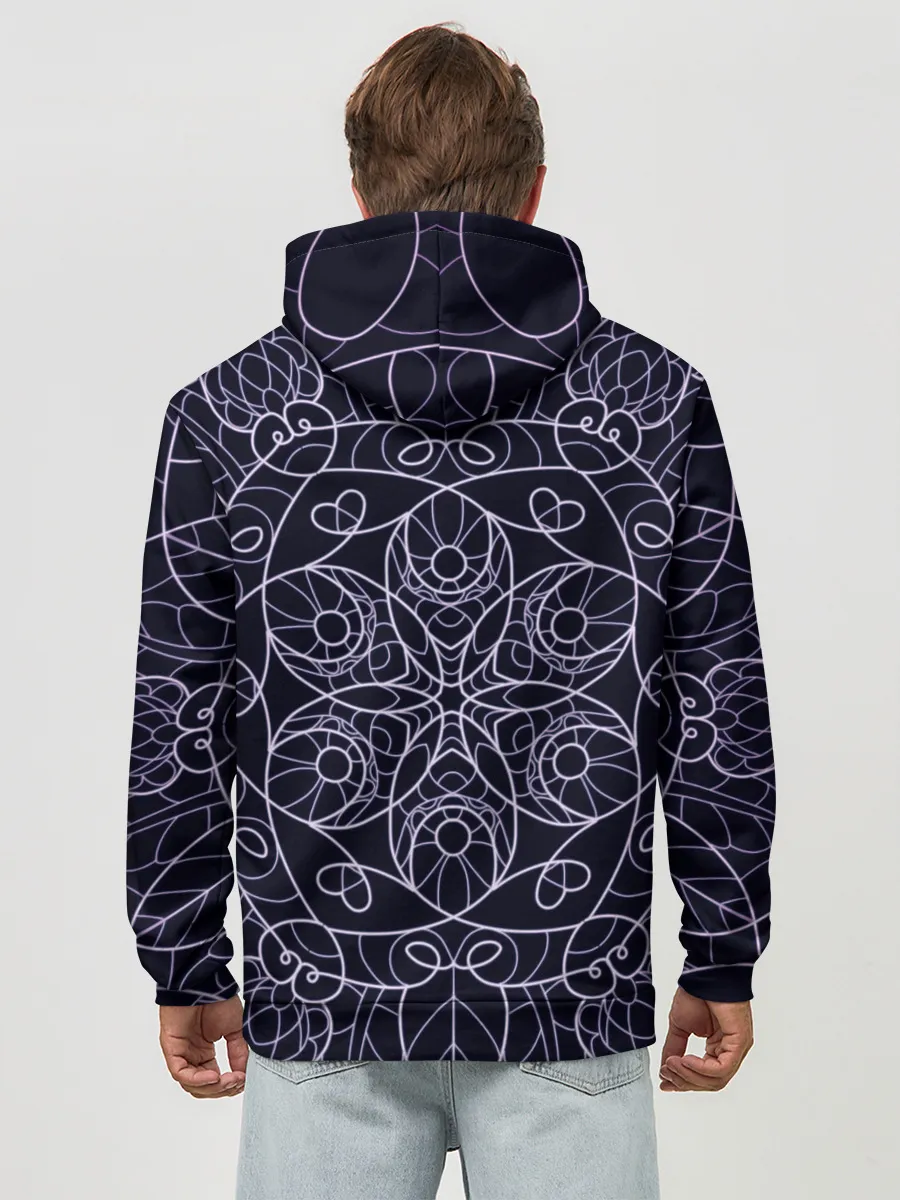 Худи мужской база хлопок / Узор