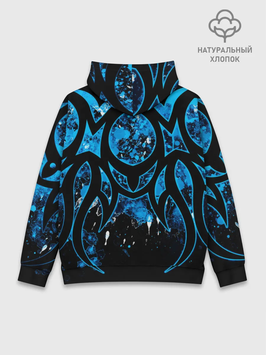 Худи мужской база хлопок / Абстракция