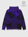 Худи мужской база хлопок / СИНИЕ ПЛИТЫ 3D