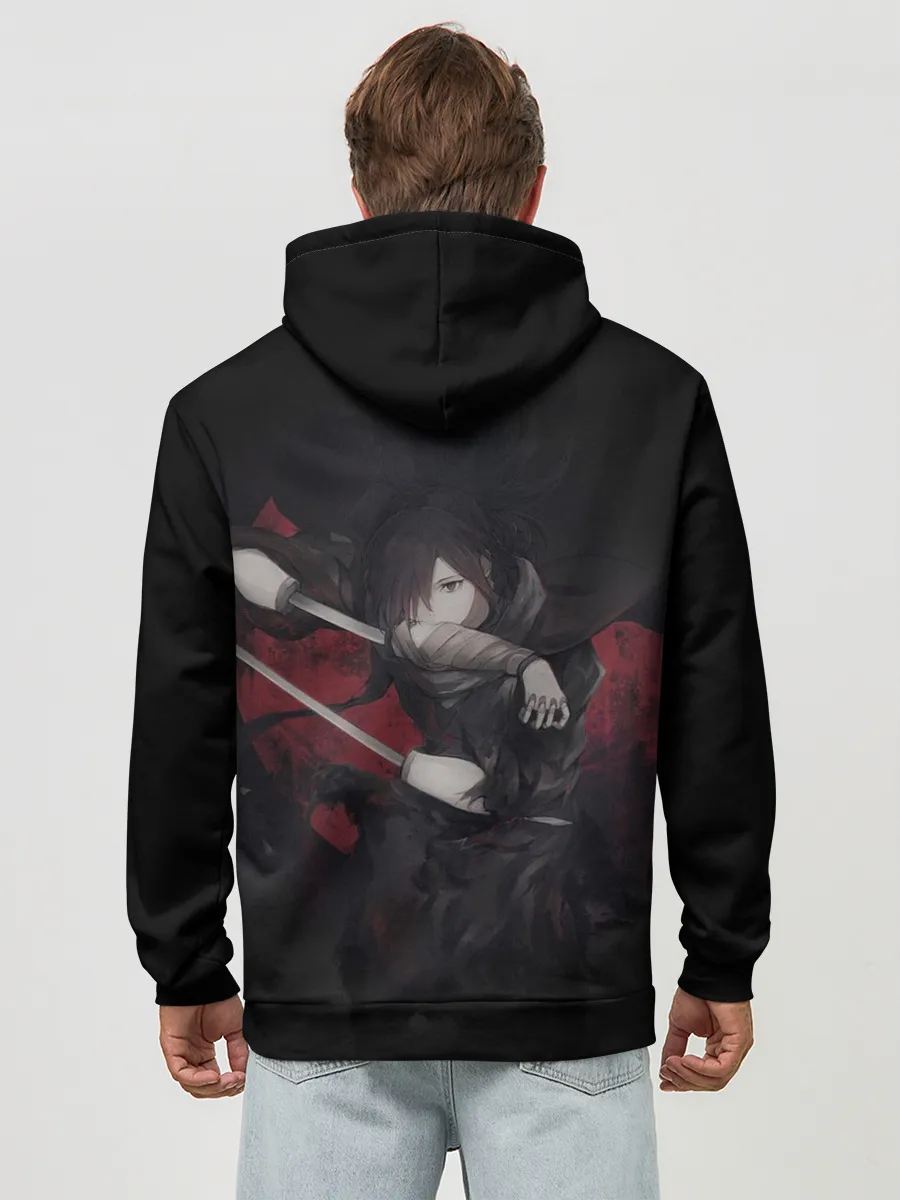 Худи мужской база хлопок / ХЯККИМАРУ | ДОРОРО | DORORO