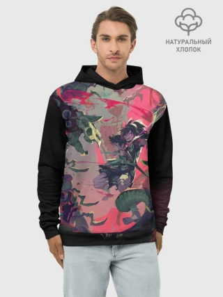 Худи мужской база хлопок / СРАЖЕНИЕ С ДЕМОНАМИ | ДОРОРО