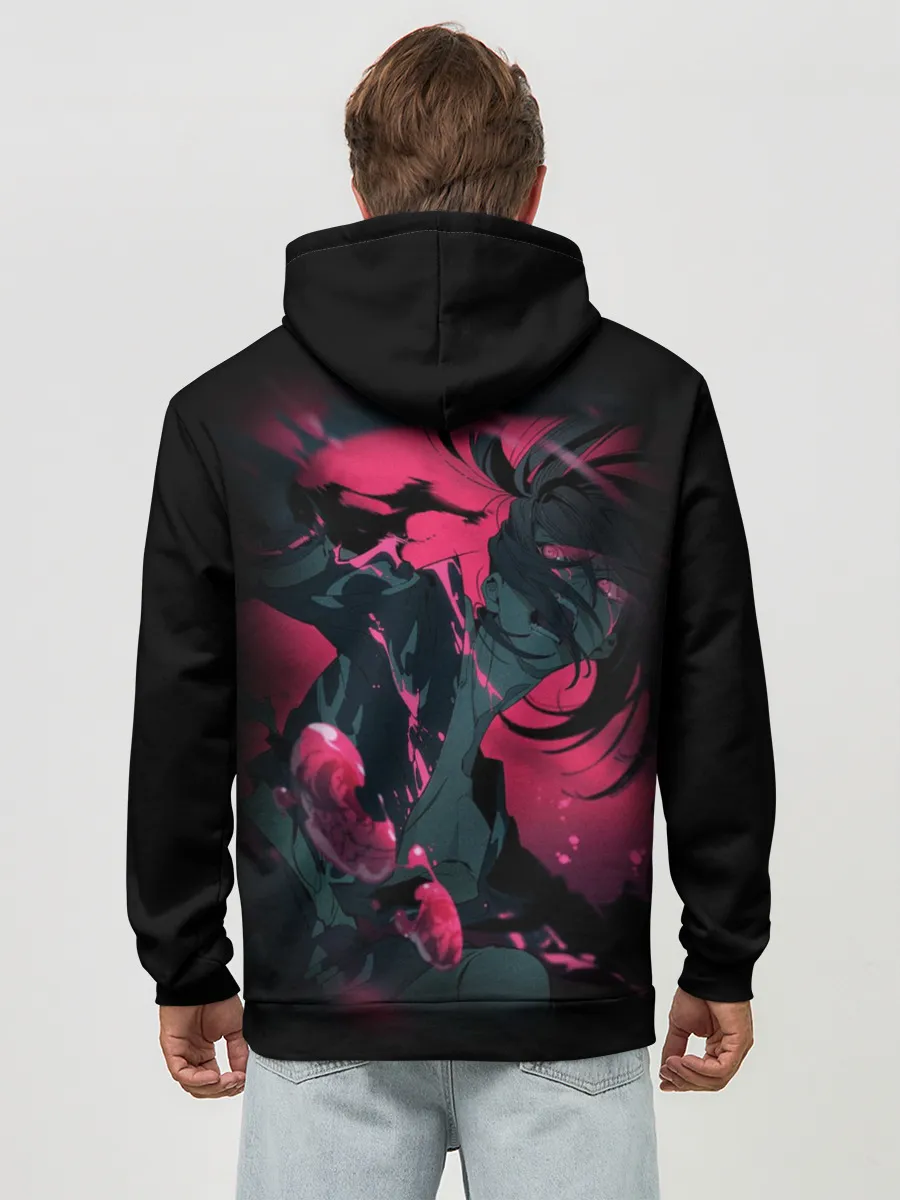 Худи мужской база хлопок / ХЯККИМАРУ В ЯРОСТИ | ДОРОРО