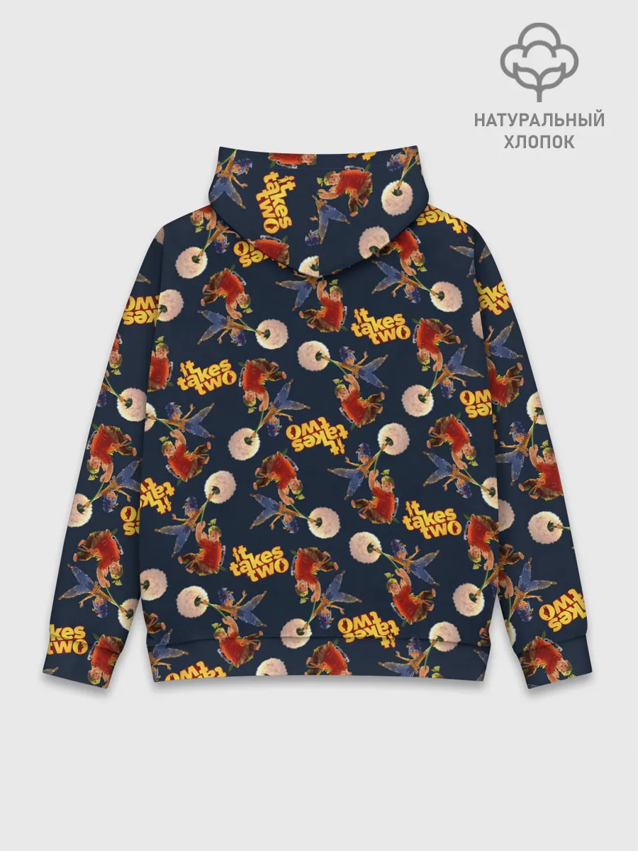 Худи мужской база хлопок / It Takes Two pattern