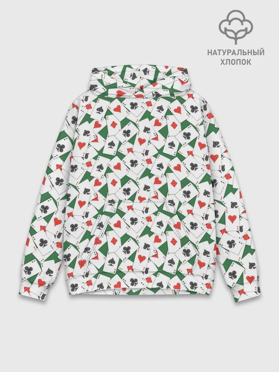 Худи мужской база хлопок / Тузы