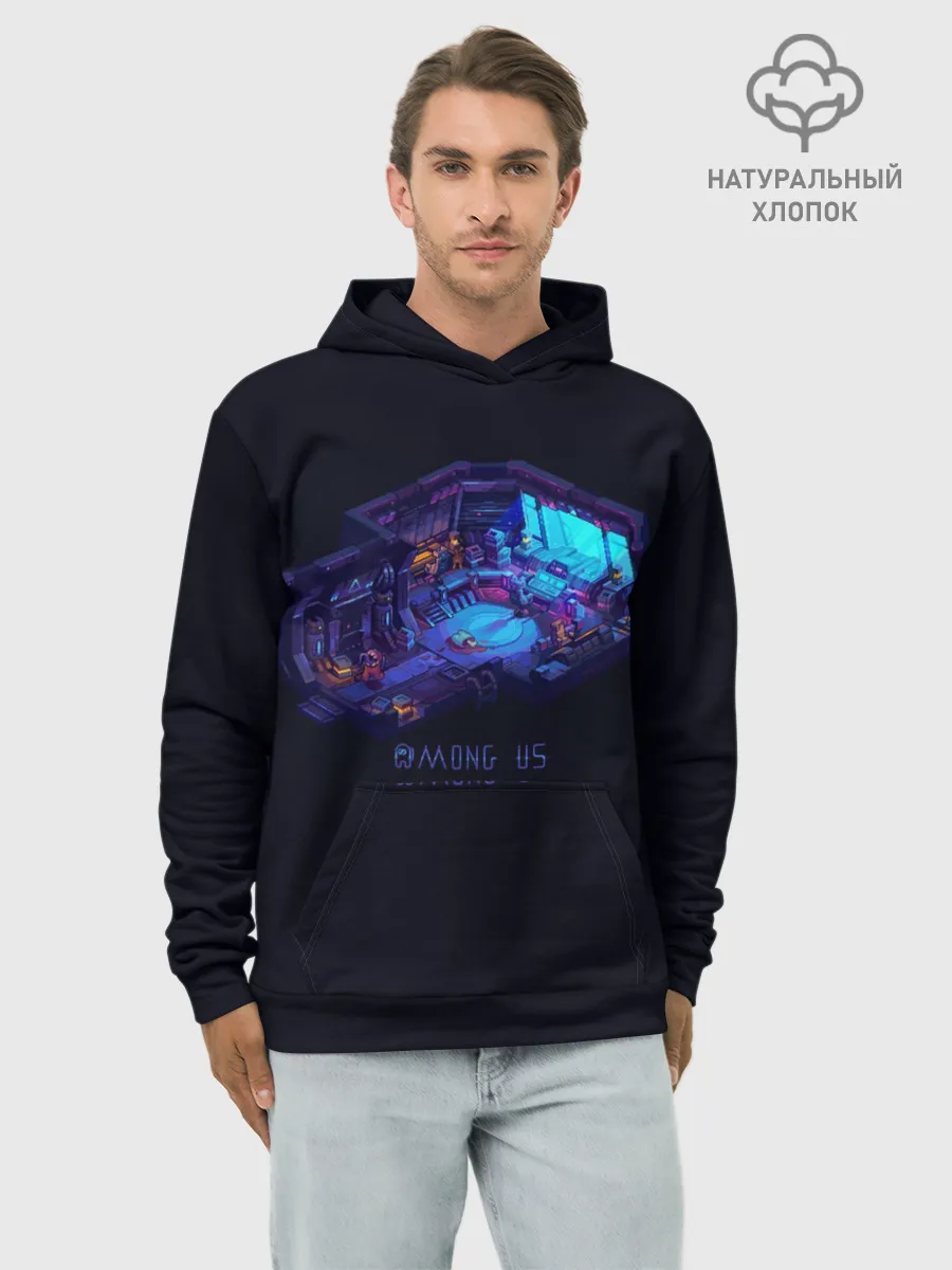Худи мужской база хлопок / Among Us