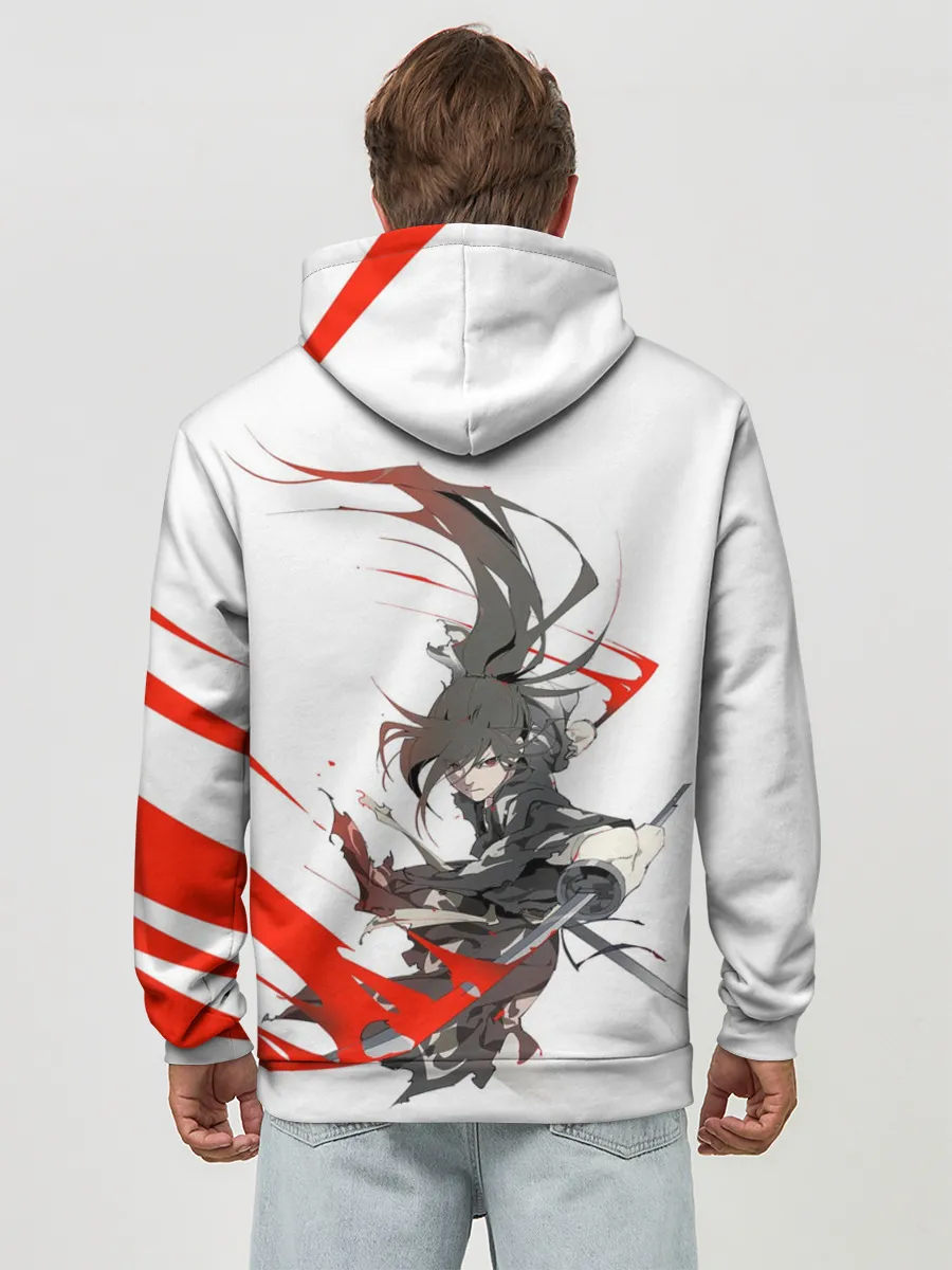 Худи мужской база хлопок / ХЯККИМАРУ И ДЕМОНЫ | ДОРОРО