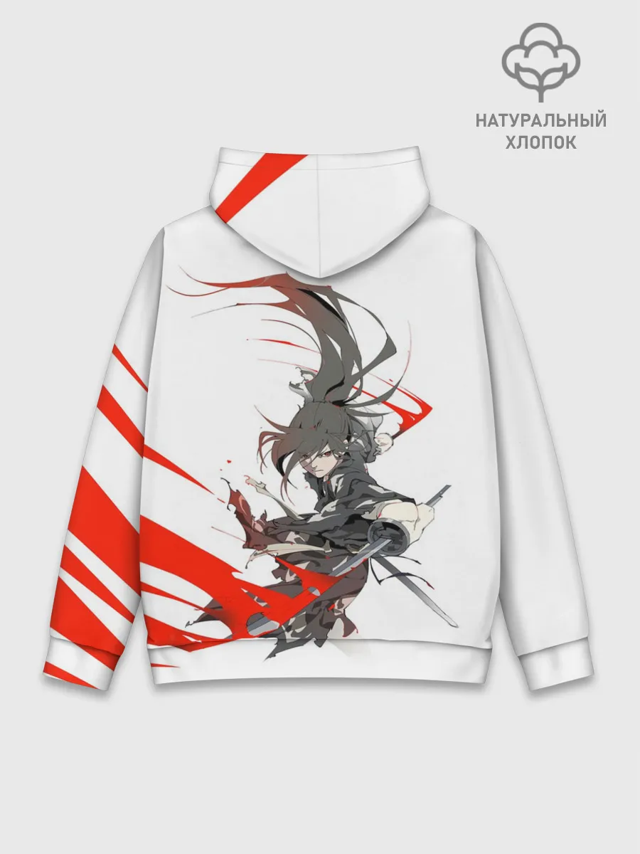 Худи мужской база хлопок / ХЯККИМАРУ И ДЕМОНЫ | ДОРОРО
