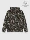 Худи мужской база хлопок / Scull_pattern_rock