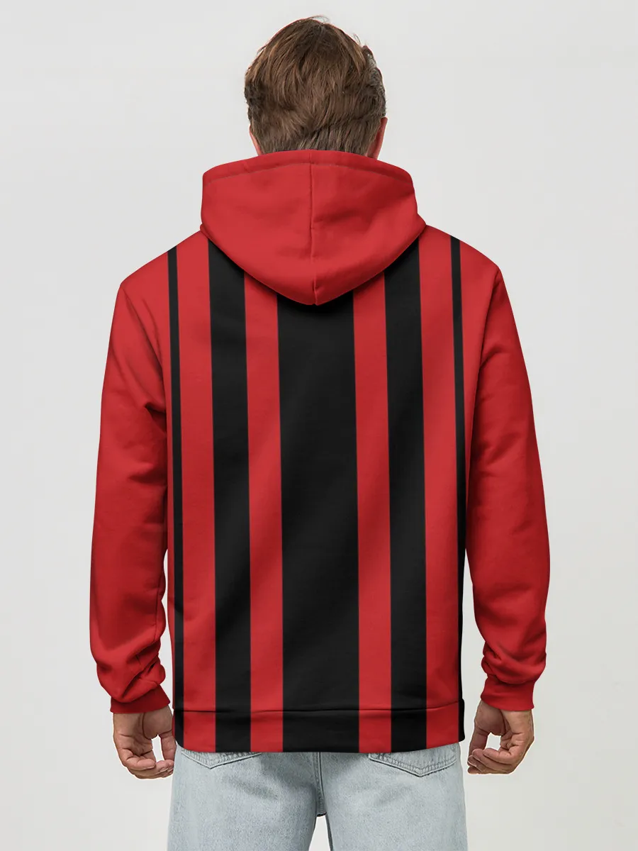 Худи мужской база хлопок / Милан домашняя форма 2021/2022